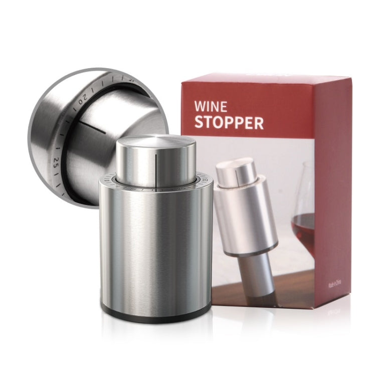 Metal Dust-Proof Sealed Vacuum Wine Bottle Cap Stopper, Specification: Style D SP-002S