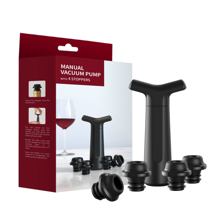 Metal Dust-Proof Sealed Vacuum Wine Bottle Cap Stopper, Specification: Style J KVS-20