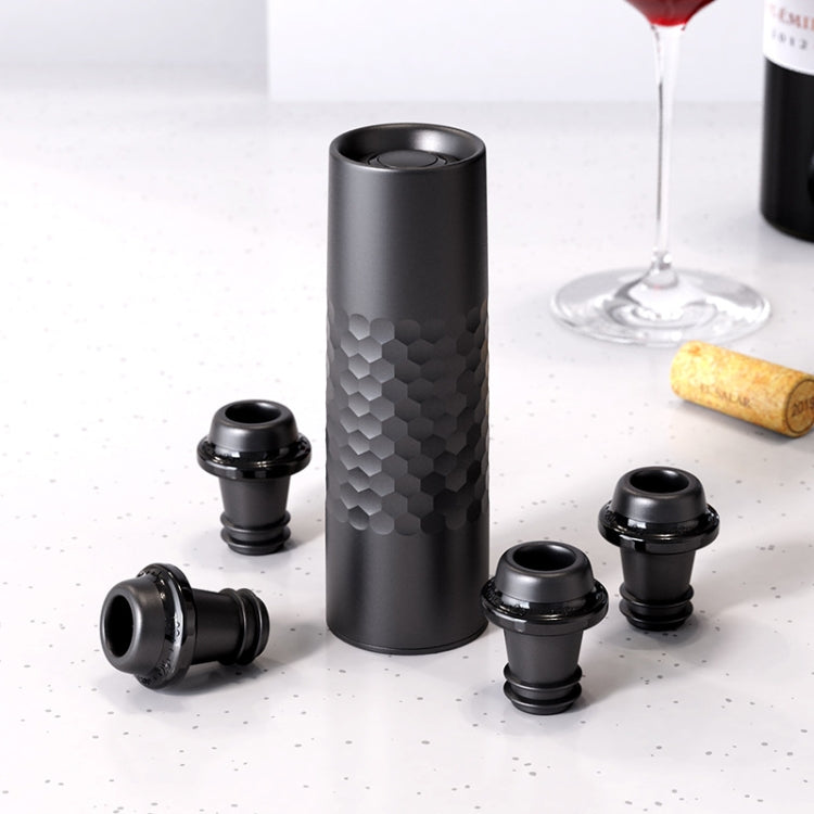 Metal Dust-Proof Sealed Vacuum Wine Bottle Cap Stopper, Specification: Style K KVS-21A