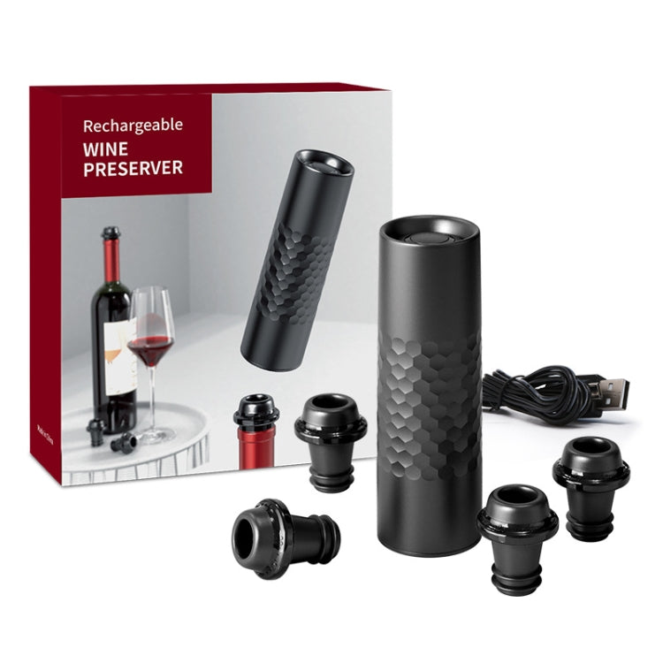 Metal Dust-Proof Sealed Vacuum Wine Bottle Cap Stopper, Specification: Style K KVS-21A