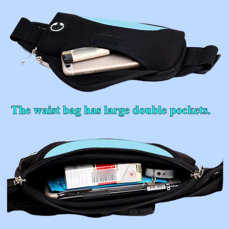 3 PCS Outdoor Sports Waist Bag Anti-Lost Mobile Phone Bag Running Riding Multifunctional Water Bottle Bag