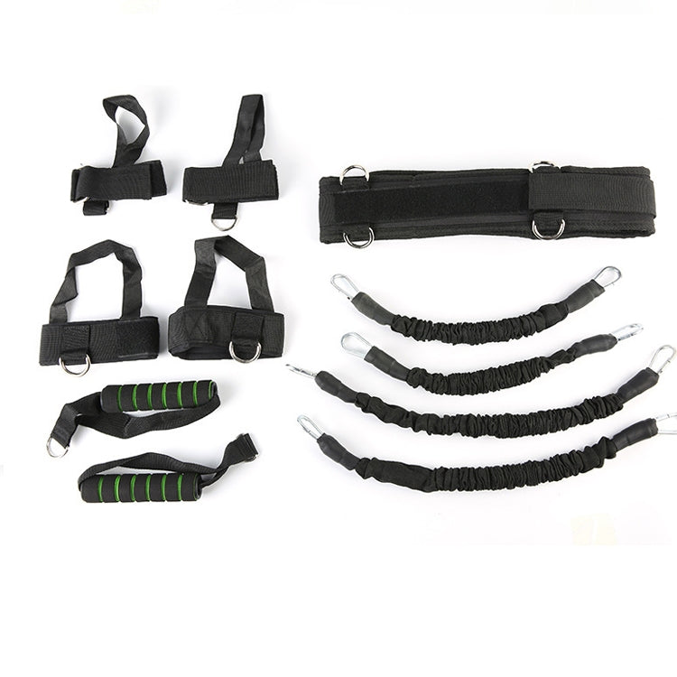 Bounce Trainer Fitness Resistance Band Boxing Suit Latex Tube Tension Rope Leg Waist Trainer, Weight: 120 Pounds
