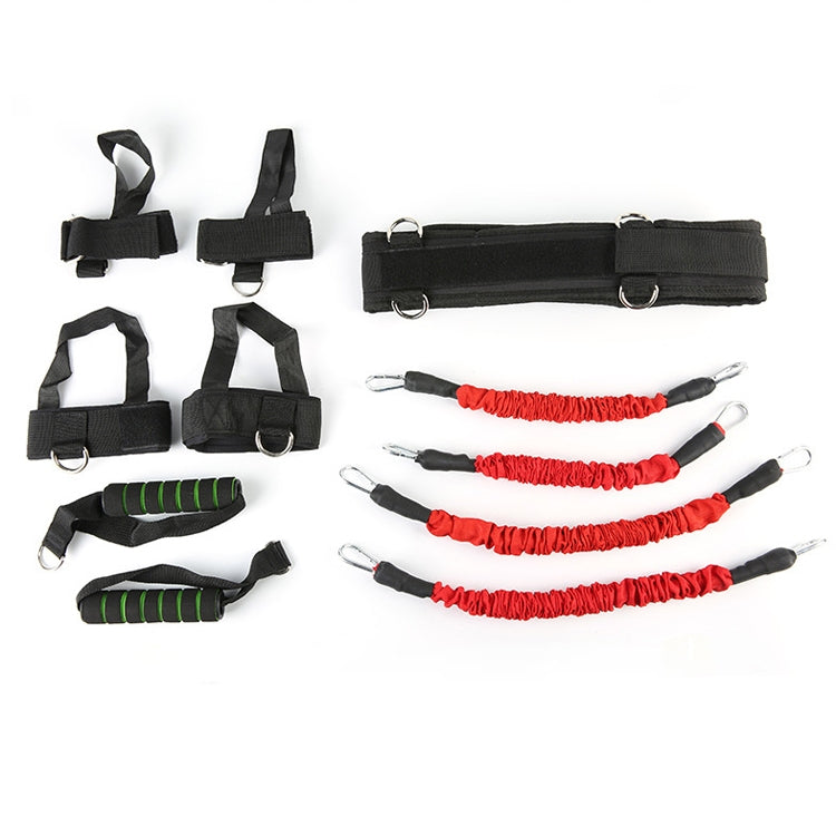 Bounce Trainer Fitness Resistance Band Boxing Suit Latex Tube Tension Rope Leg Waist Trainer, Weight: 150 Pounds