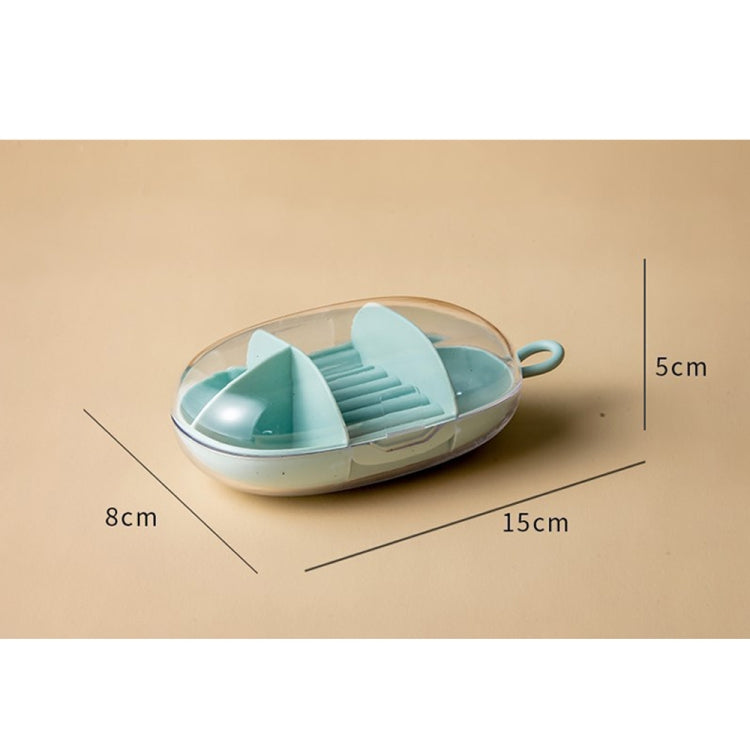 2 PCS TM20010 Portable Earrings Jewelry Storage Box(Random Color Delivery)