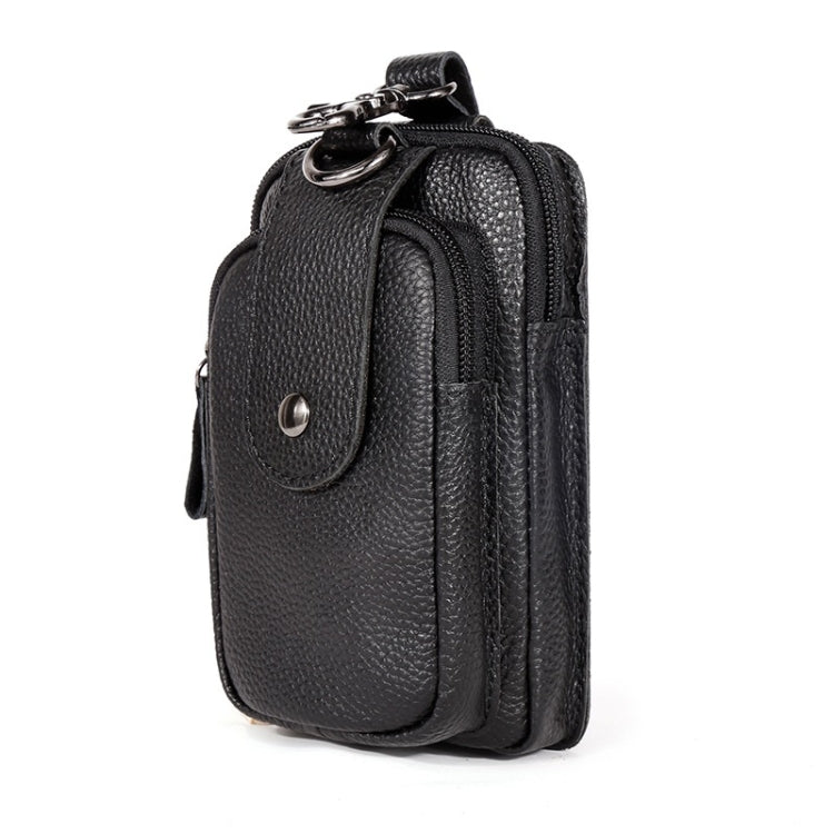 6384 Men Lightweight Sports Mobile Phone Bag Retro Belt Waist Bag