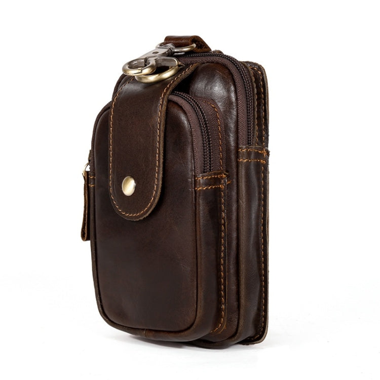 6384 Men Lightweight Sports Mobile Phone Bag Retro Belt Waist Bag