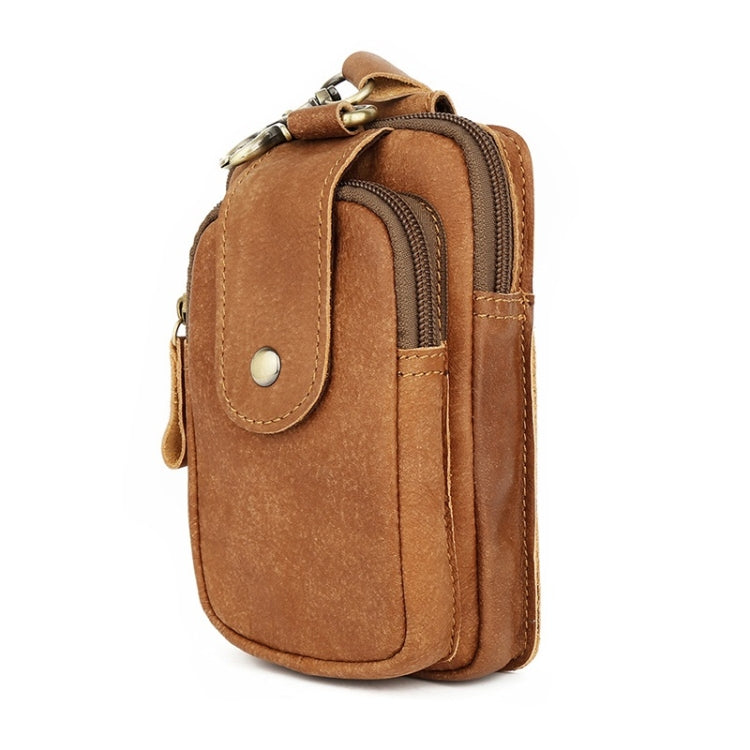 6384 Men Lightweight Sports Mobile Phone Bag Retro Belt Waist Bag