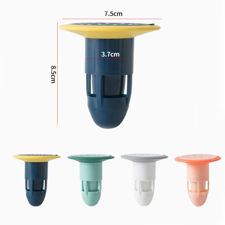4 PCS Floor Drain Deodorizer Sewer Deodorant Cover Bathroom Toilet Anti-Cockroach Insect-Proof Cover