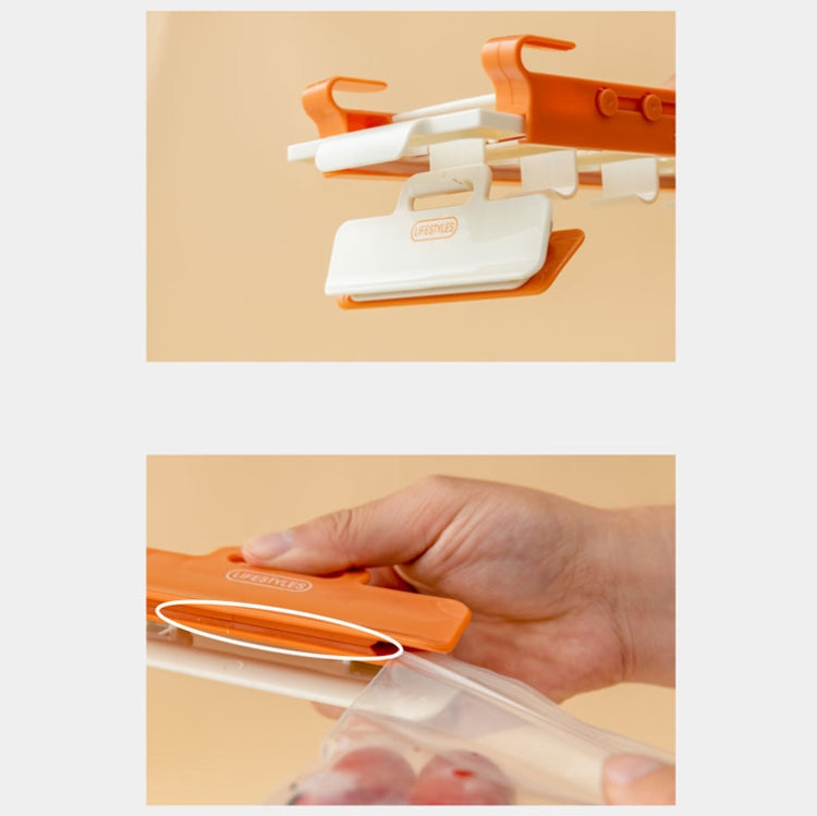 2 PCS TM21009 Sealing Bag Telescopic Suspension Frame Preservation Bag Refrigerator Track