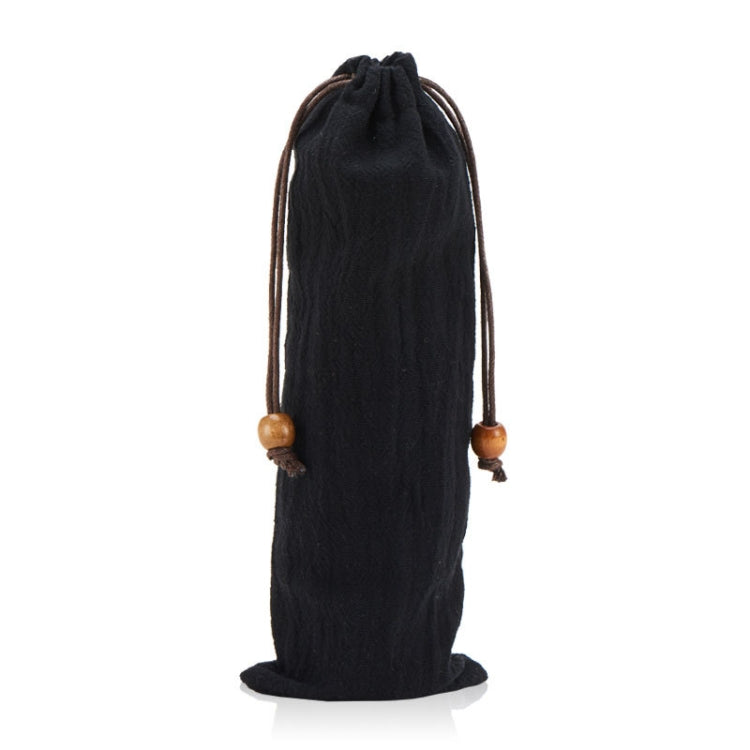 2 PCS Portable Coffee Machine Shaker Grinder Storage Cotton Bag(Black)