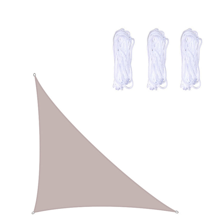 Triangle Outdoor Garden Sunshade Sail Waterproof Anti-UV Canopy, Size: 5m x 5m x 7.1m