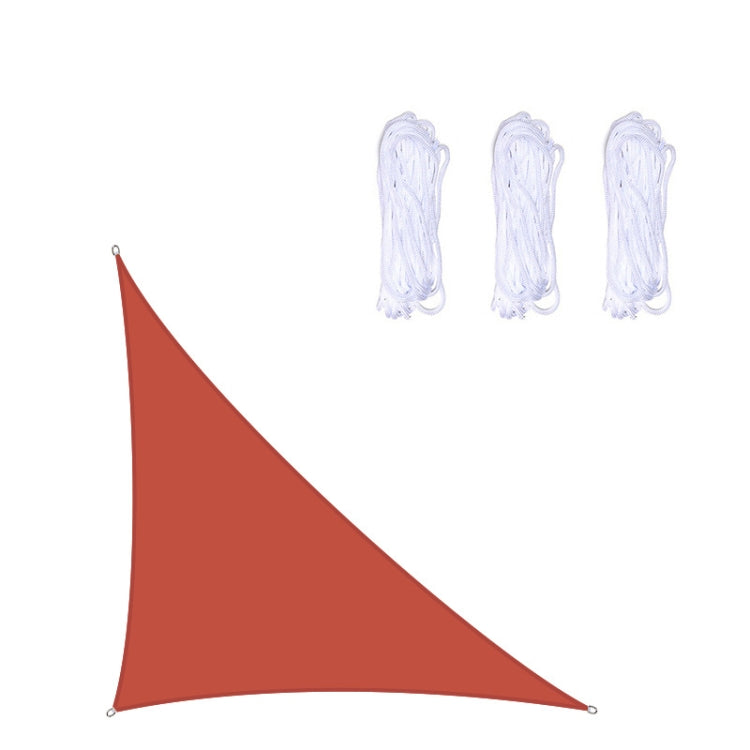 Triangle Outdoor Garden Sunshade Sail Waterproof Anti-UV Canopy, Size: 5m x 5m x 7.1m