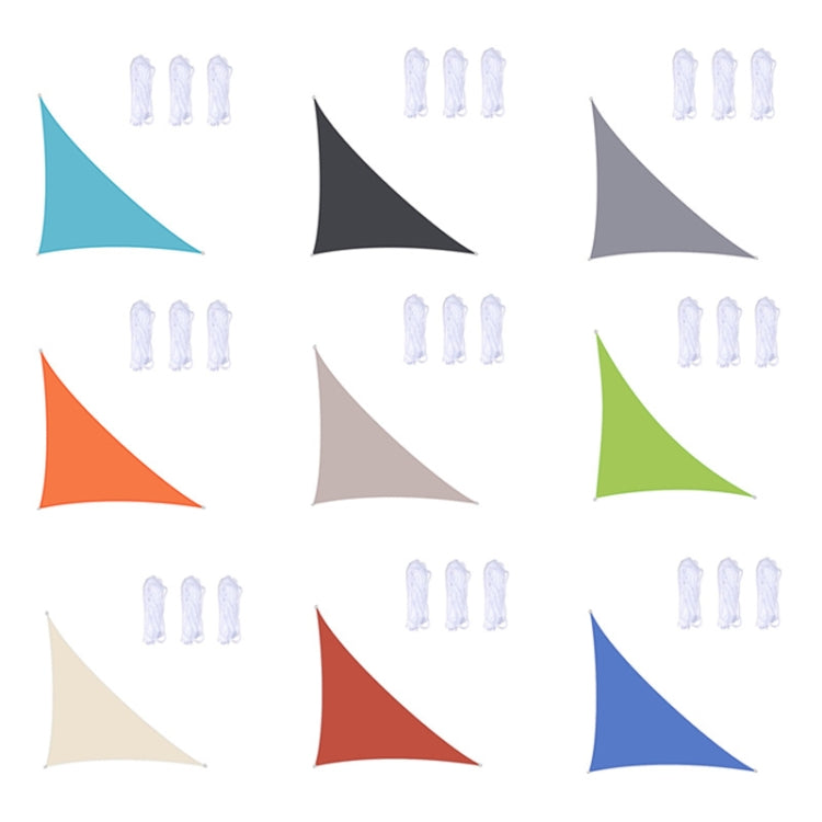 Triangle Outdoor Garden Sunshade Sail Waterproof Anti-UV Canopy, Size: 5m x 5m x 7.1m