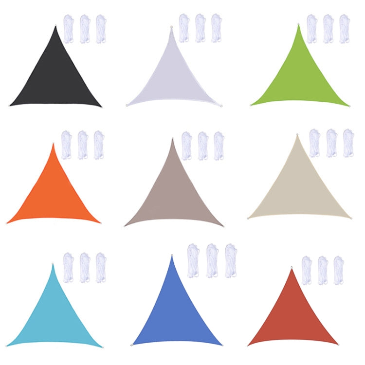 Triangle Outdoor Garden Sunshade Sail Waterproof Anti-UV Canopy, Size: 2.4m x 2.4m x 2.4m