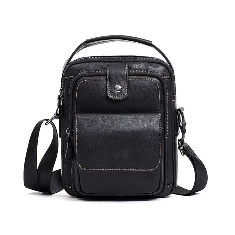 6509 Men Cowhide Multifunctional One-Shoulder Messenger Bag