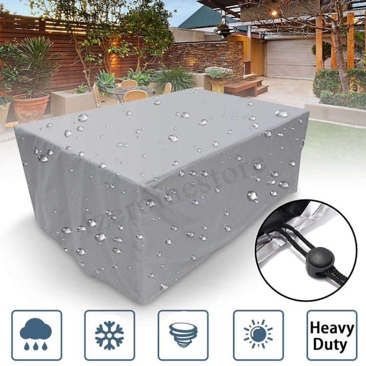 Outdoor Garden Tables And Chairs Dustproof And Waterproof Cover, Size: 242x162x100cm
