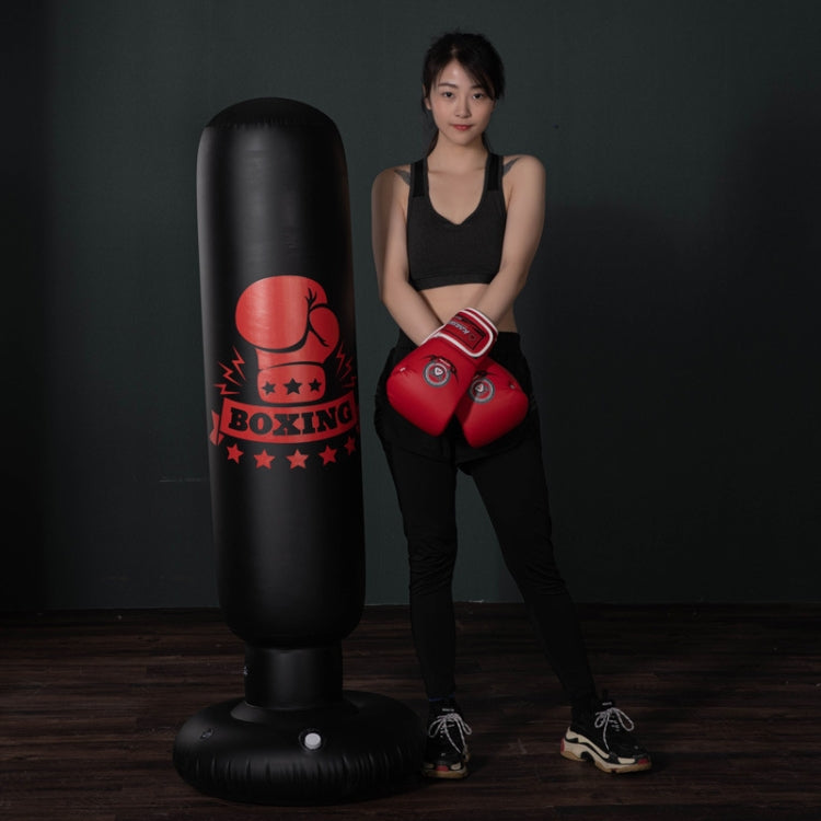 1.6m Fitness Vertical Inflatable Boxing Column Adult Inflatable Non-Tumbler Sandbag