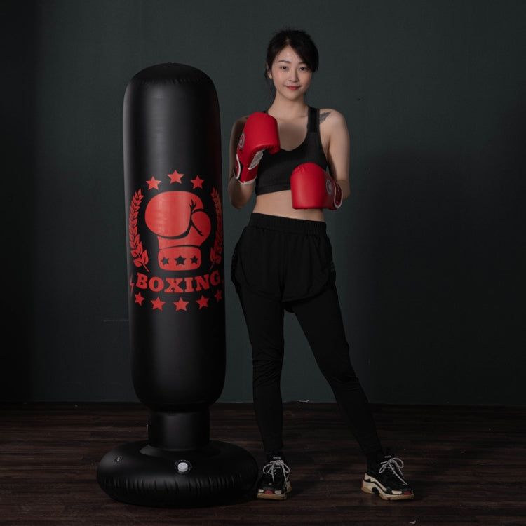 1.6m Fitness Vertical Inflatable Boxing Column Adult Inflatable Non-Tumbler Sandbag