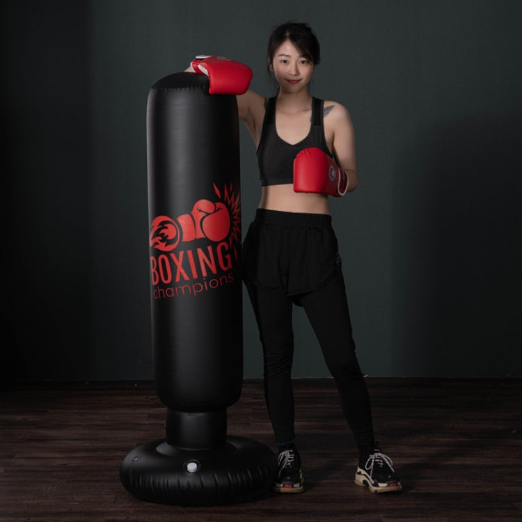 1.6m Fitness Vertical Inflatable Boxing Column Adult Inflatable Non-Tumbler Sandbag