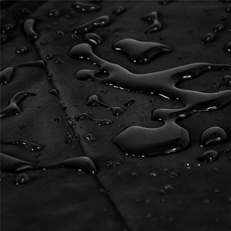 Outdoor Oxford Cloth Furniture Cover Garden Dustproof Waterproof And UV-Proof Table And Chair Protective Cover, Size: 215x135x75cm(Black)