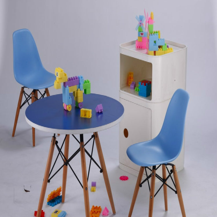 Children  Fashion Plastic Armrest Wooden Chair Foldable Chair