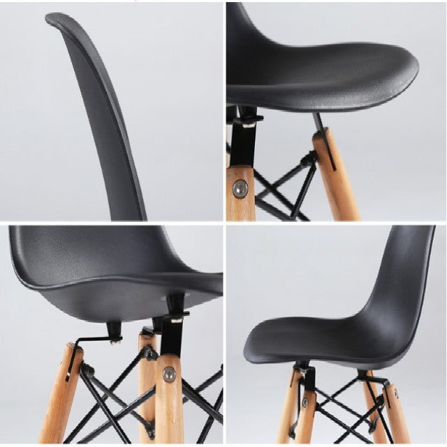 Children  Fashion Plastic Armrest Wooden Chair Foldable Chair