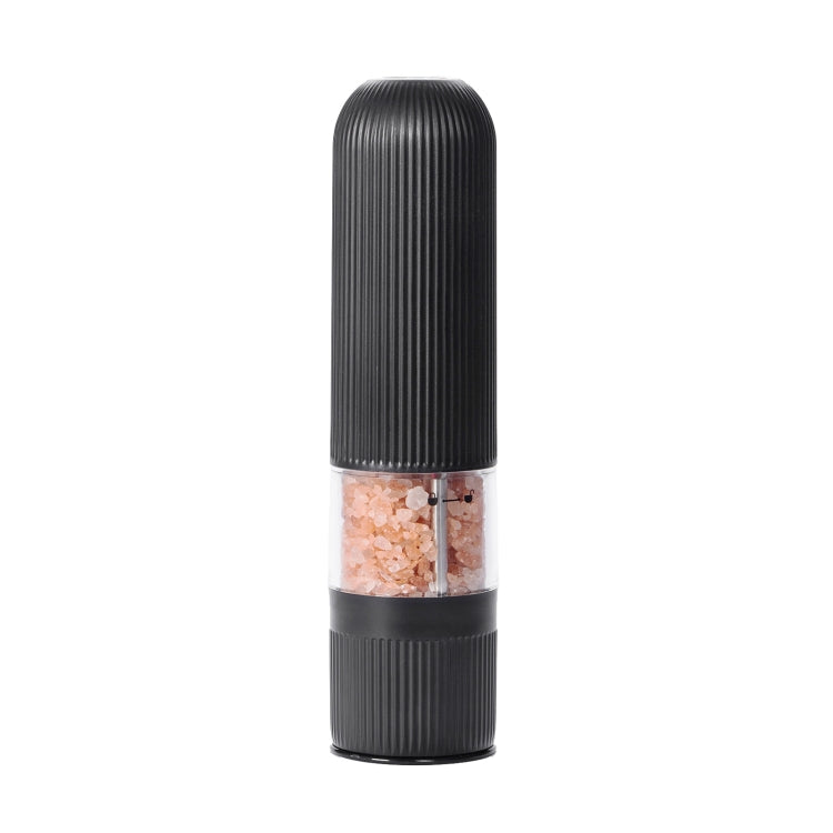 D38 Electric Pepper Grinder Convenient And Fast Sea Salt Grinder(Black)