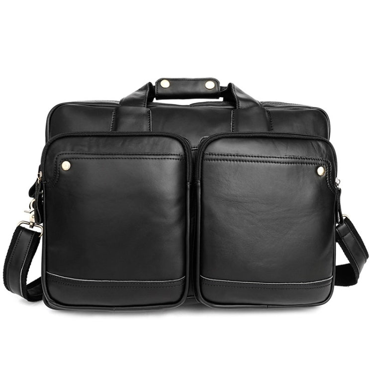 9914 Large-Capacity Men Laptop Bag One-Shoulder Business Briefcase