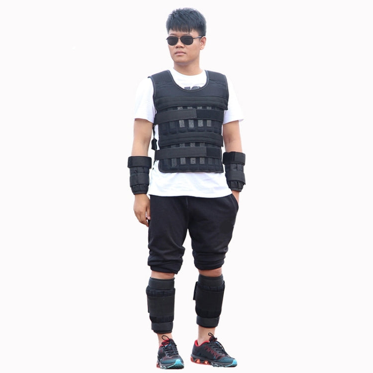 Weight-Bearing Vest Leg And Arm Weight-Bearing Straps Fitness Training Weighting Equipment, Specification: 15kg Suit
