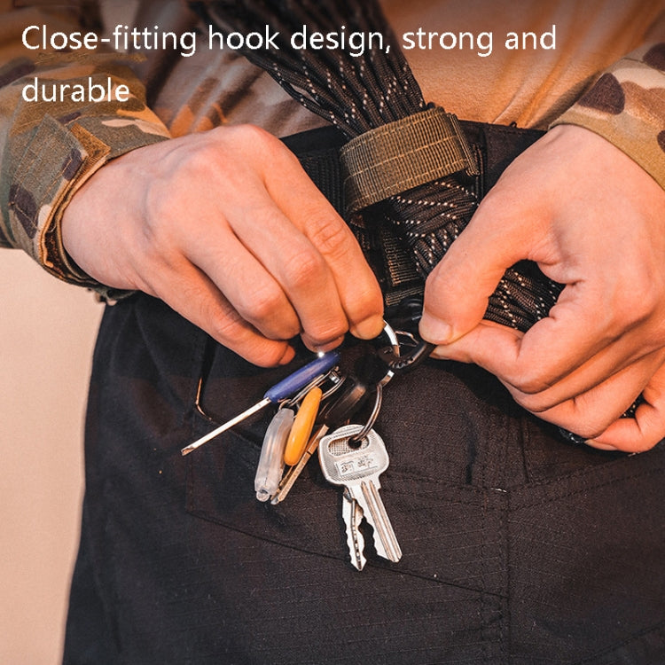 10 PCS Glove Rope Storage Buckle Multi-Purpose Nylon Carabiner, Random Color Delivery