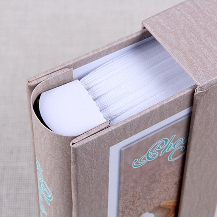 2 PCS 6 Inch 4R 200 Sheets Photo Album Interstitial Album Baby Growth Photo Album(MX2-401 Two-color Mix)