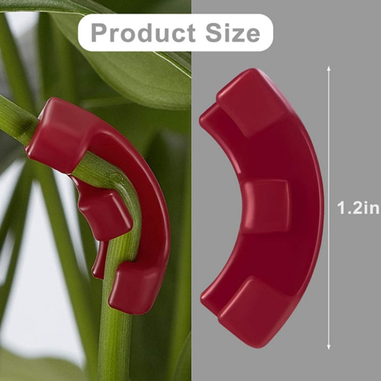 20PCS Y0082 90 Degree Plant Bender Auxiliary Device Gardening Plant Tool(Red)
