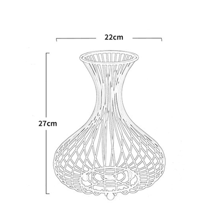 Wine Stopper Storage Basket Home Decoration Kitchen Table Dried Flower Decoration(Matte Bronze Small)