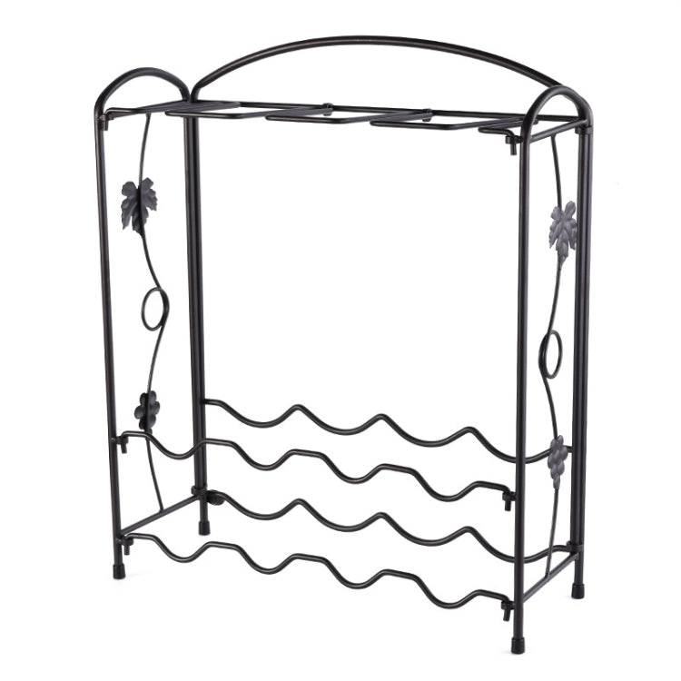 Wrought Iron Wine Rack Wine Cup Holder Wine Cabinet Ornaments