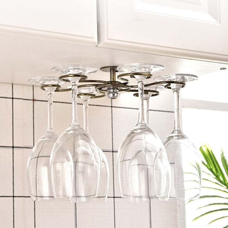 Red Wine Glasses Rack Hanging Wine Glass Shelf Wine Cabinet Ornaments