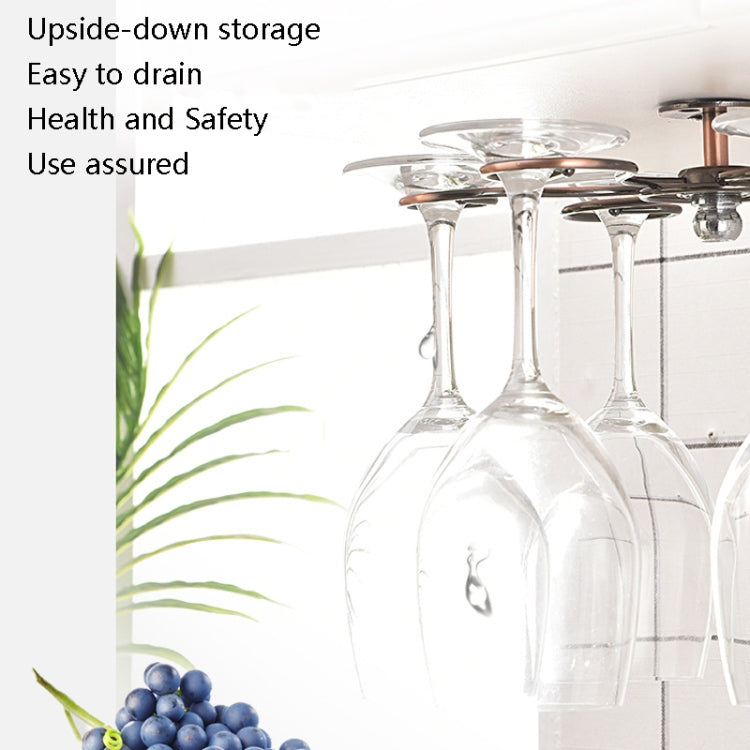 Red Wine Glasses Rack Hanging Wine Glass Shelf Wine Cabinet Ornaments