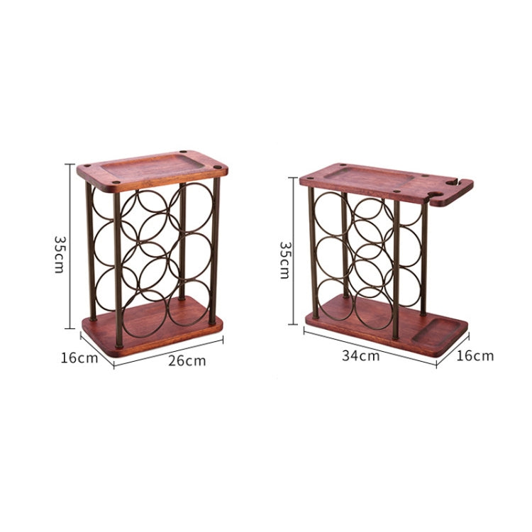 Red Wine Rack Home Restaurant Wine Cabinet Decoration Ornaments, Style: Hanging Cup(Retro Copper)