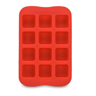 2 PCS Silicone Chocolate Mold Tray Creative Geometry Shaped Ice Cube Cake decoration Mold, Shape:Square