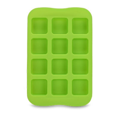 2 PCS Silicone Chocolate Mold Tray Creative Geometry Shaped Ice Cube Cake decoration Mold, Shape:Square