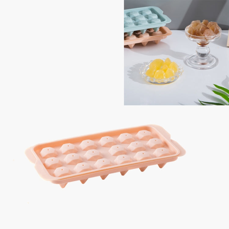 Household DIY Diamond Ice Cube Refrigerator Homemade Plastic Ice Cube Mold Ice Box