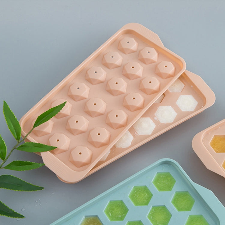 Household DIY Diamond Ice Cube Refrigerator Homemade Plastic Ice Cube Mold Ice Box