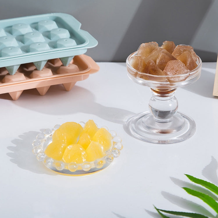 Household DIY Diamond Ice Cube Refrigerator Homemade Plastic Ice Cube Mold Ice Box