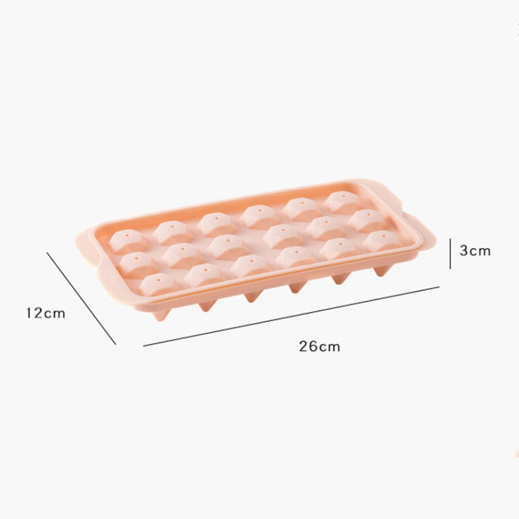 Household DIY Diamond Ice Cube Refrigerator Homemade Plastic Ice Cube Mold Ice Box