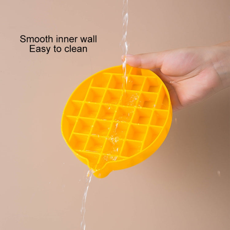 Lemon Shape Ice Grid Food Grade Silicone Ice Cube Mould Food Supplement Ice Box with Lid