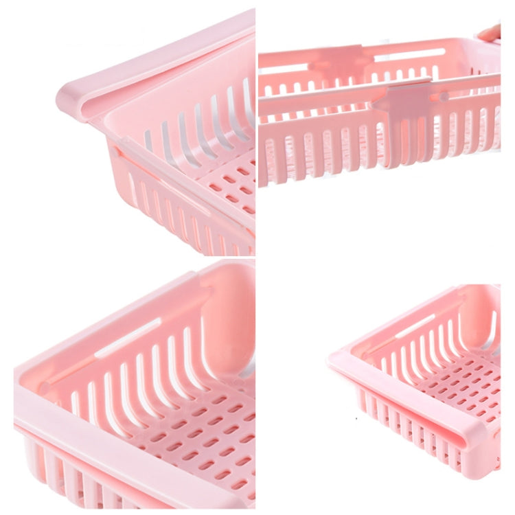 4 PCS TM18013 Refrigerator Premium Telescopic Storage Basket Egg Tray