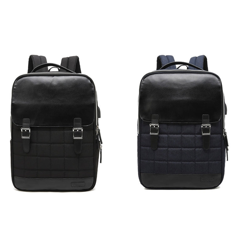 15.6 inch External USB Interface Laptop Backpack Waterproof Computer Bag