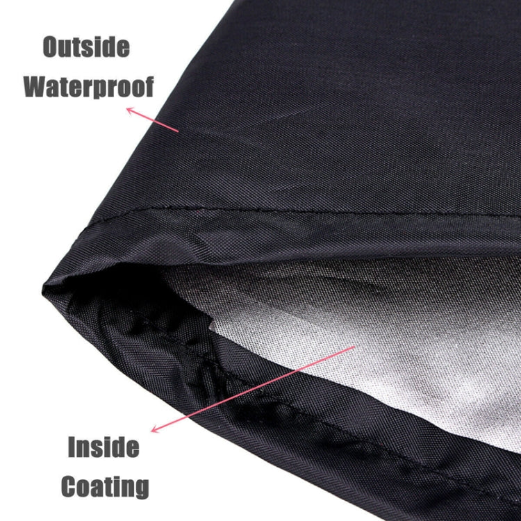 Outdoor Garden Grill Cover Rainproof Dustproof Anti-Ultraviolet Round Table Cover, Size: 122x45cm