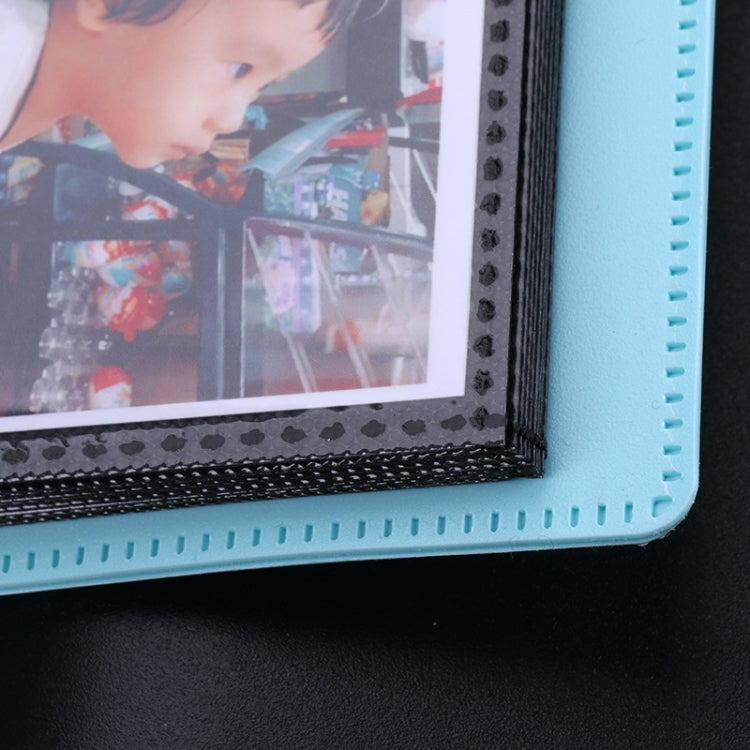 3 Inch Elastic Solid Color Photo Album Large Capacity Photo Star Card Storage Book, Number of internal paper pages: 3 Inch 288