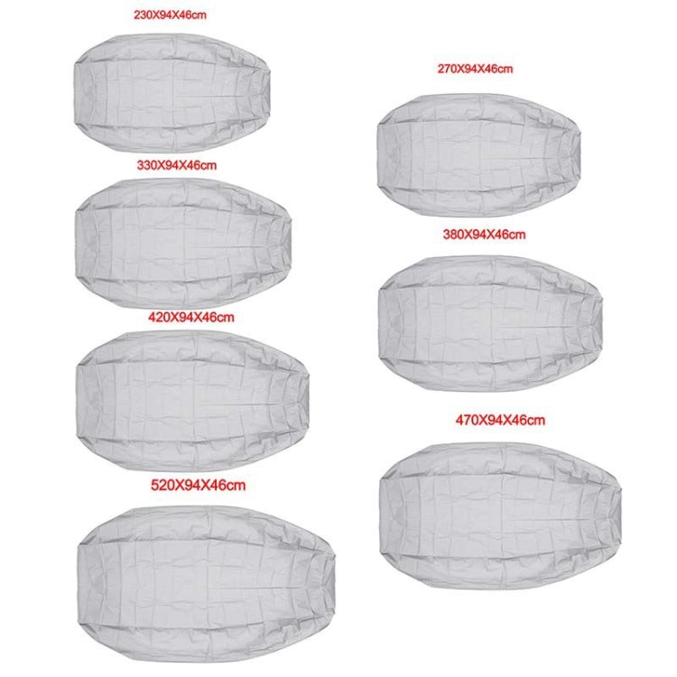 Waterproof Dust-Proof And UV-Proof Inflatable Rubber Boat Protective Cover Kayak Cover, Size: 230x94x46cm