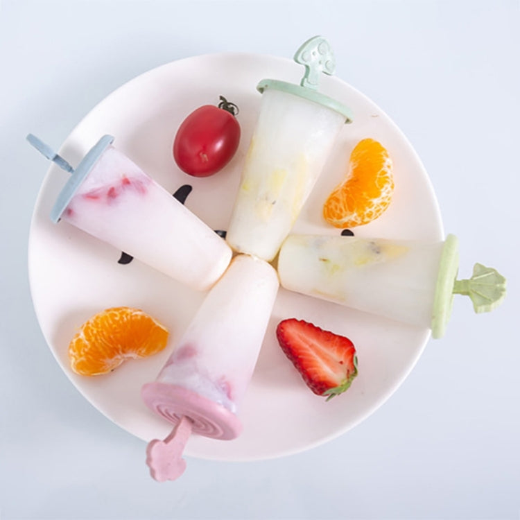 Creative Plant Shape Wheat Straw Cute Home Cold Drink Popsicle Ice Cream Mould